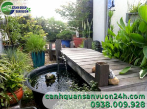 man nhan mau thiet ke tieu canh san vuon sieu dep