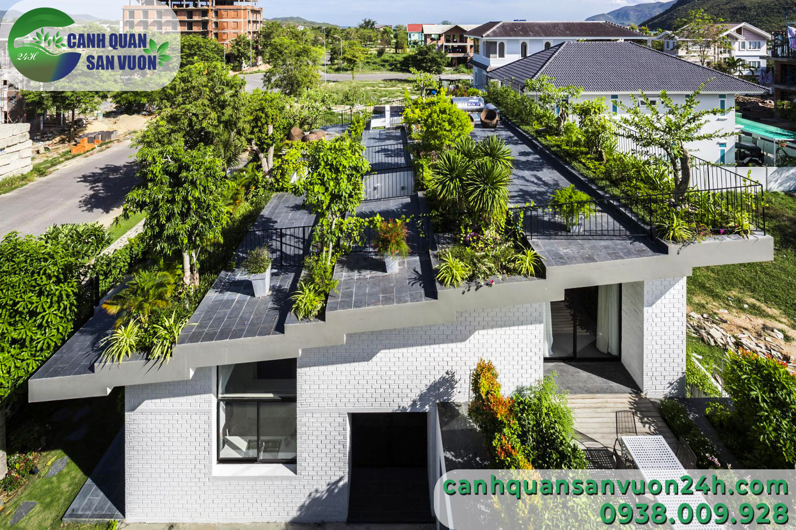 Cách thiết kế sân vườn trên sân thượng từ vật tái chế