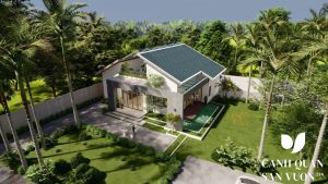 nha cap 4 san vuon nong thon 1