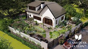 thiet ke san vuon ha noi 1